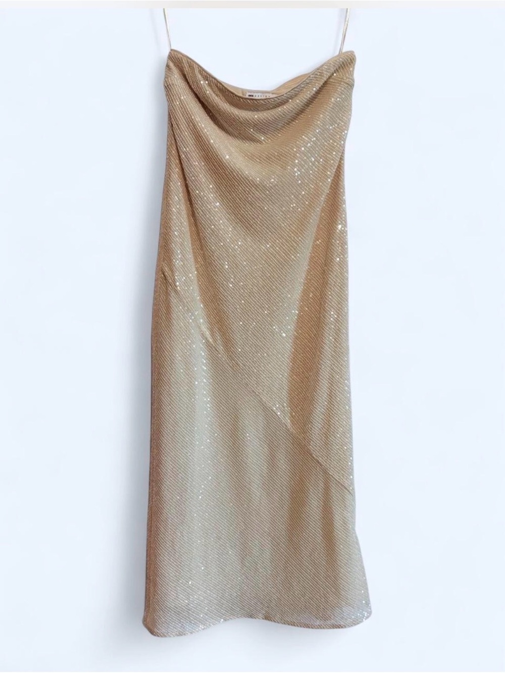 ASOS Champagne Sequin Dress